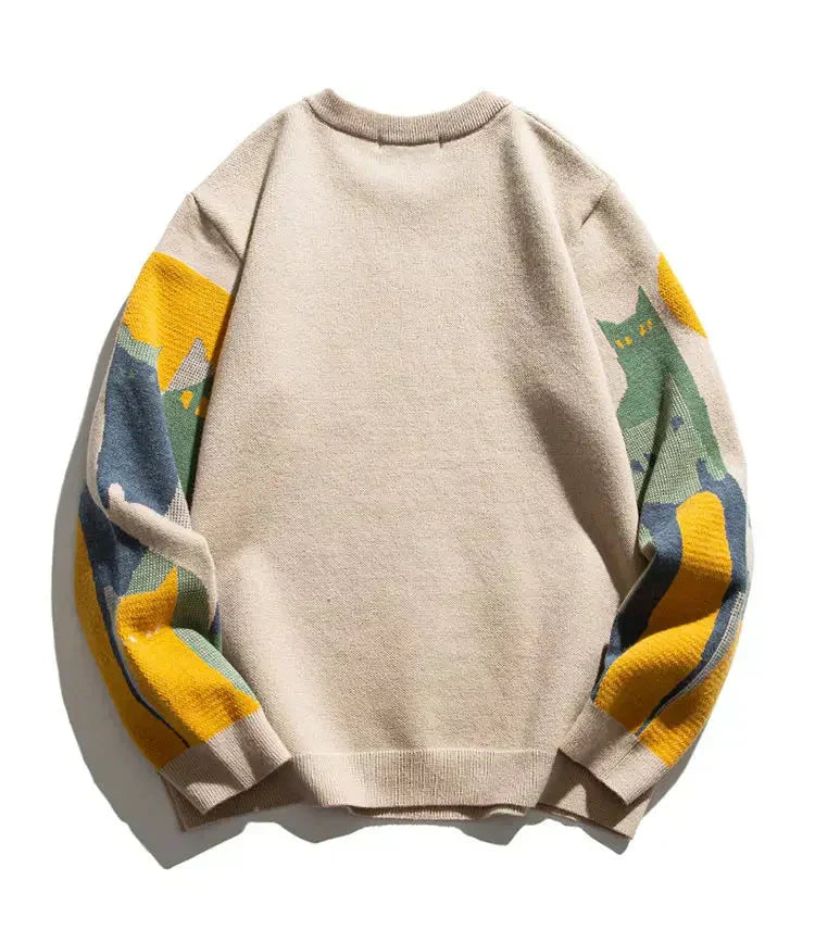 LUCIAN | Sudadera estampada con gato