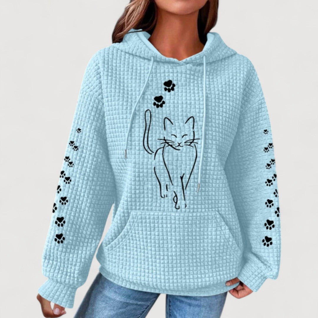 VALENTINA | Sudadera estampada con gato