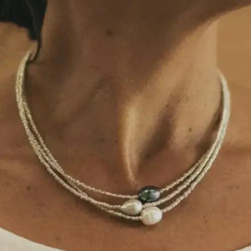 CARLA | Collar de perlas naturales
