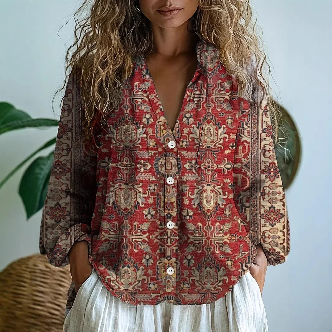 GABRIELA | Blusa amplia estampada