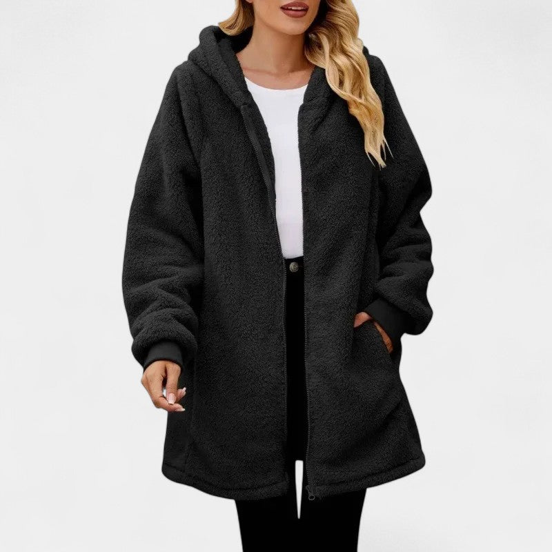 MARÍA JOSÉ | Chaqueta polar con capucha