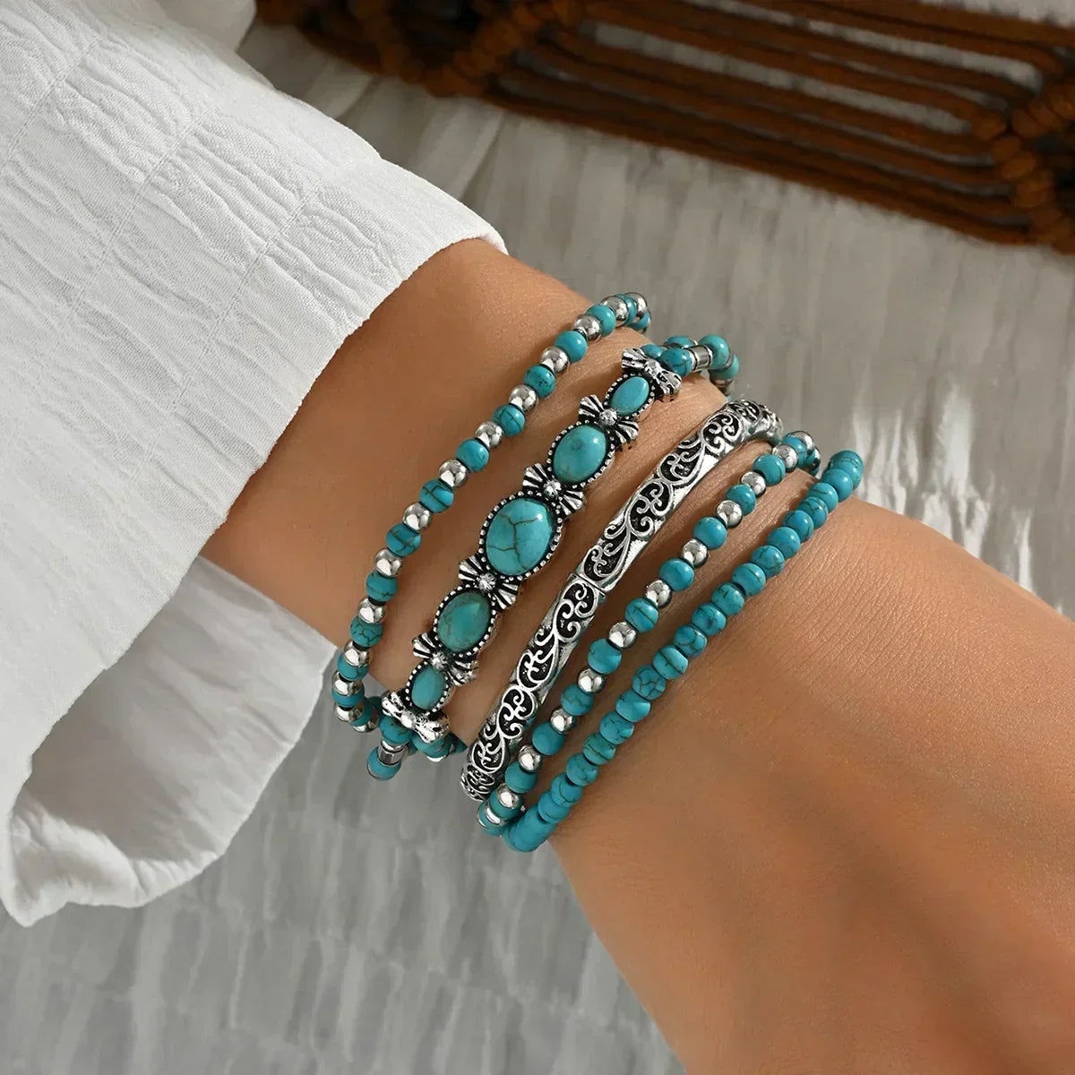 JIMENA | Conjunto de pulseras bohemias