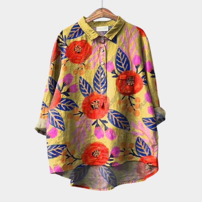 GABRIELA | Blusa con acabado en encaje