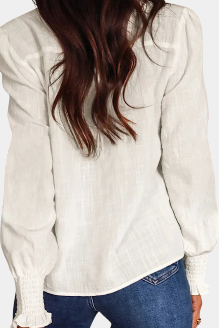 LAURA | Blusa con bordado floral