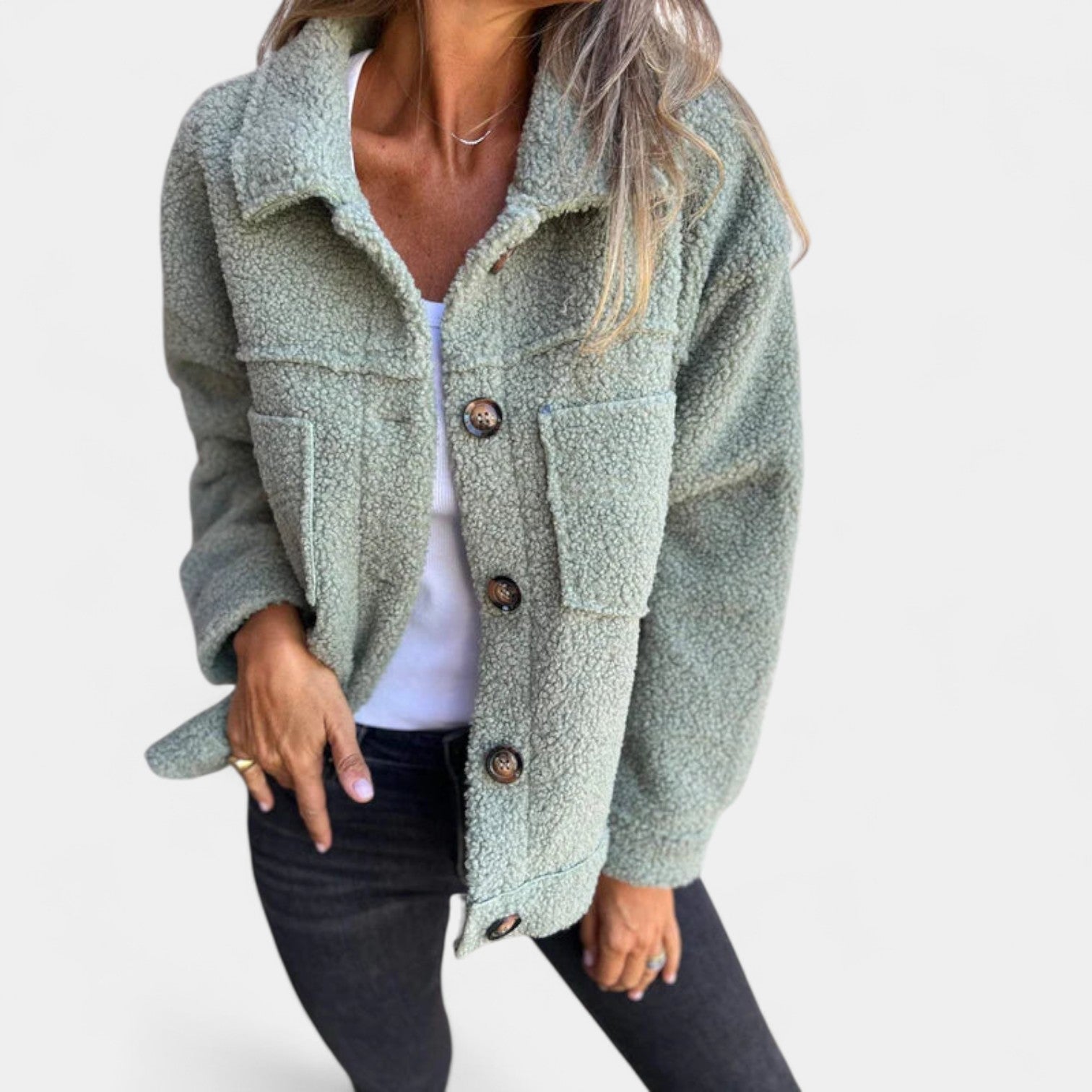 NATALIA | Chaqueta corta con solapas