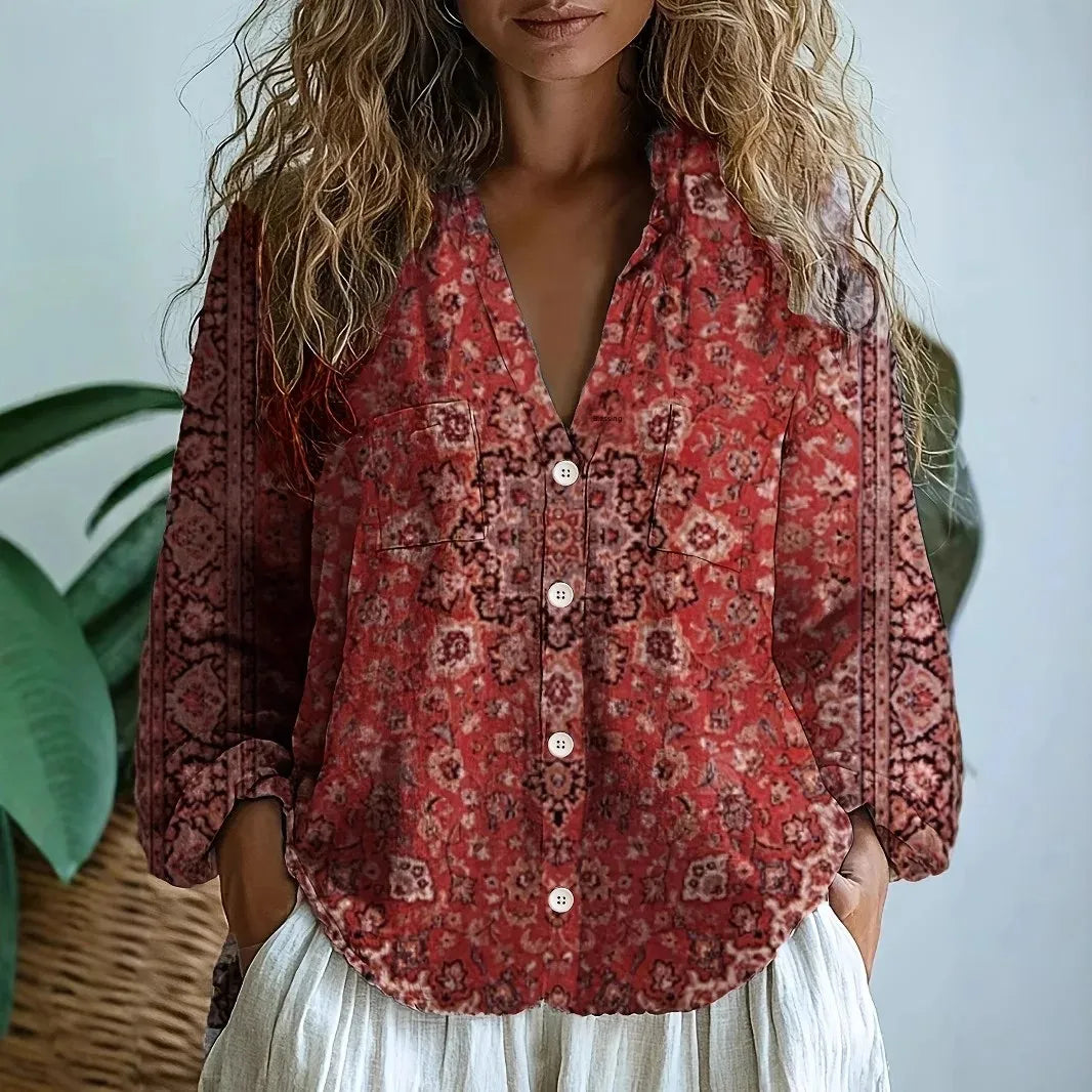 GABRIELA | Blusa amplia estampada