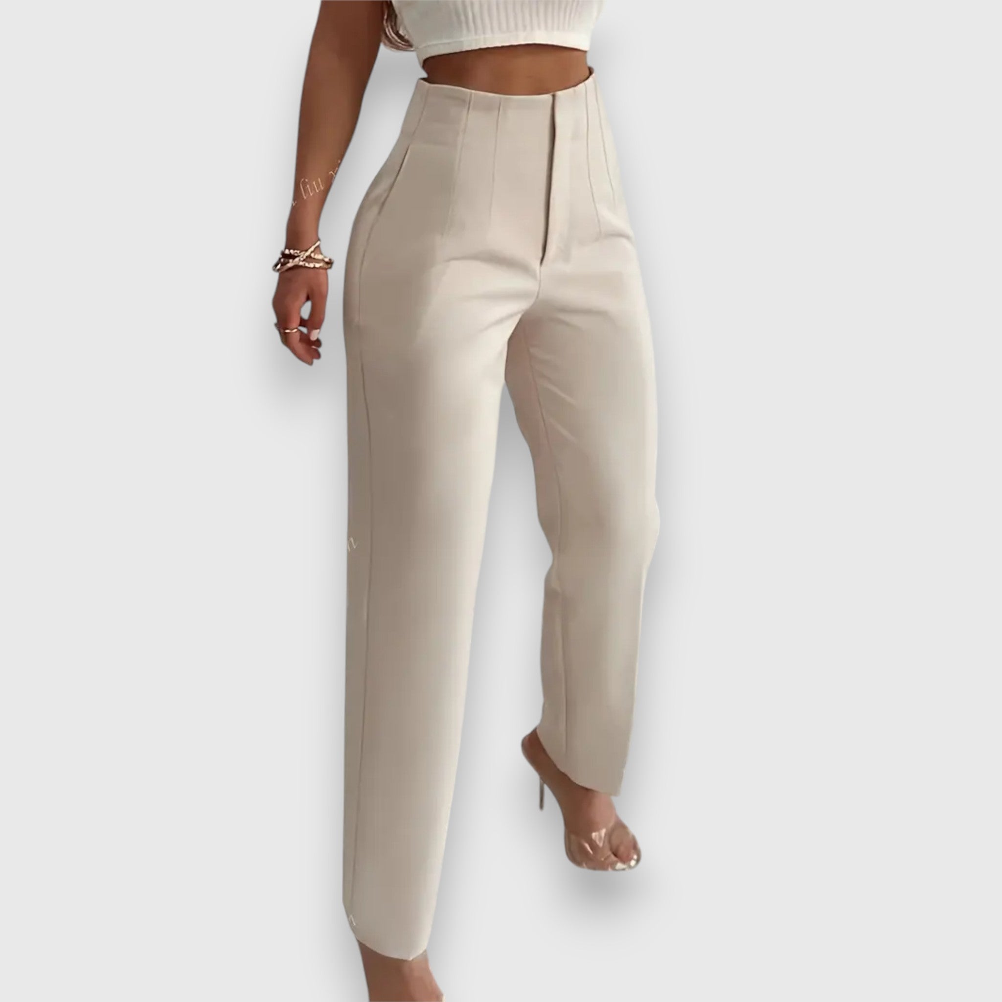 GABRIELA | Pantalón de rayas tiro alto