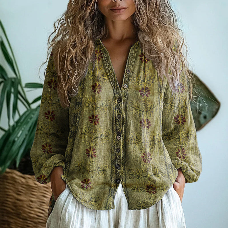 GABRIELA | Blusa amplia estampada