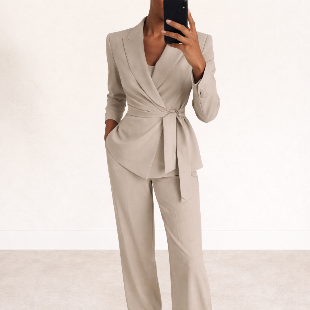 ANTONELLA | Conjunto con pantalón ancho
