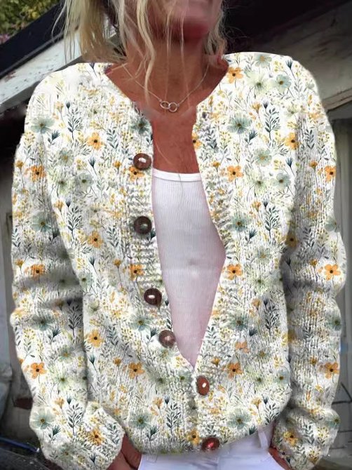 VALENTINA | Chaleco con estampado floral