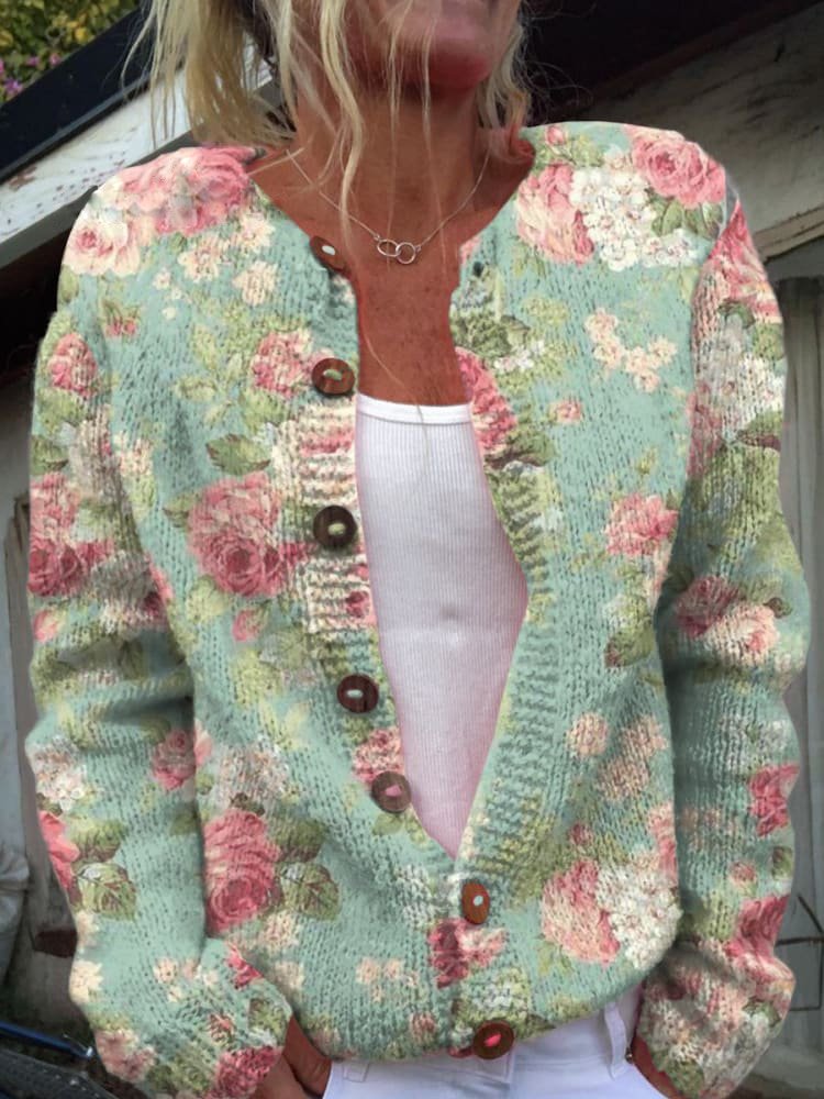 VALENTINA | Chaleco con estampado floral