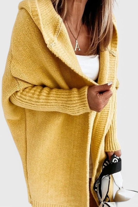 MÓNICA | Cárdigan con capucha oversize