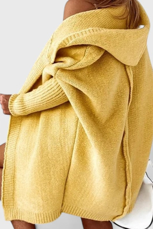 MÓNICA | Cárdigan con capucha oversize
