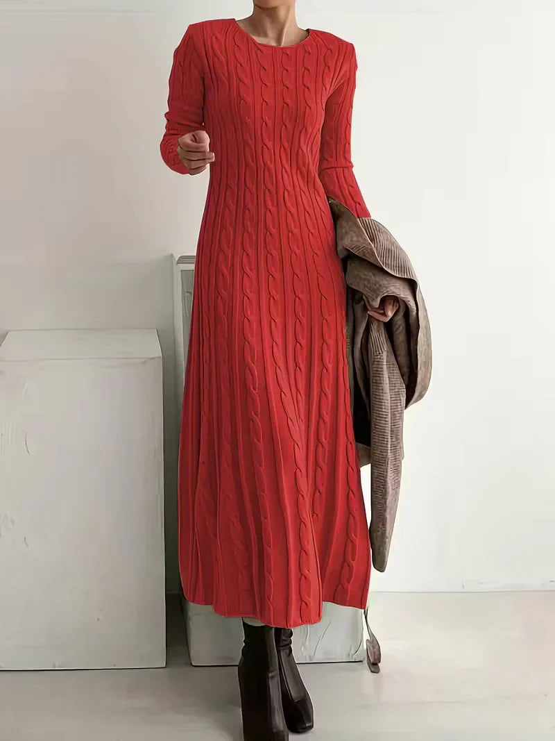MAILYS | Vestido largo tejido