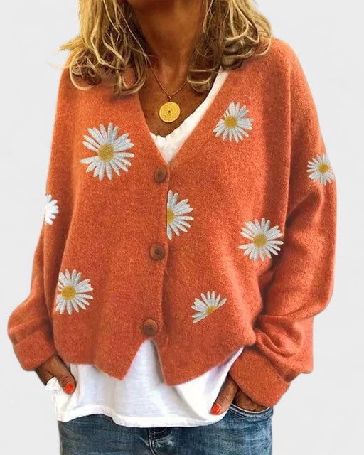 SALOMÉ | Cárdigan con bordado floral