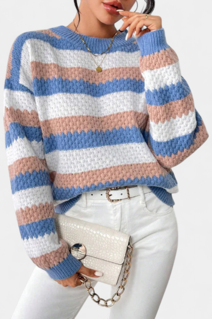 MARIANA | Suéter oversized a rayas