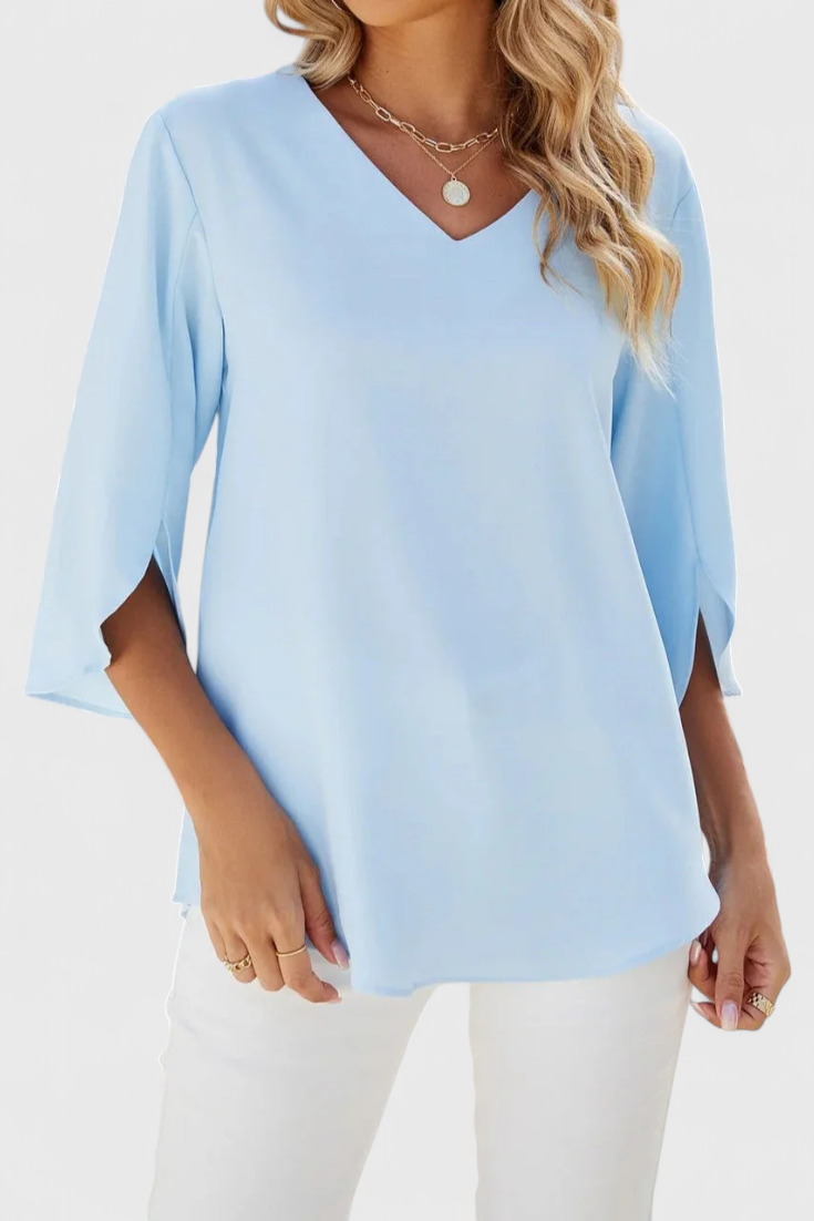 CAMILA | Blusa con corte acampanado