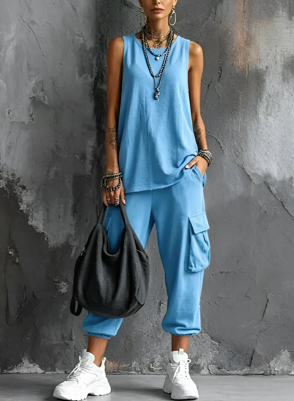 SALMA | Conjunto informal con bolsillos