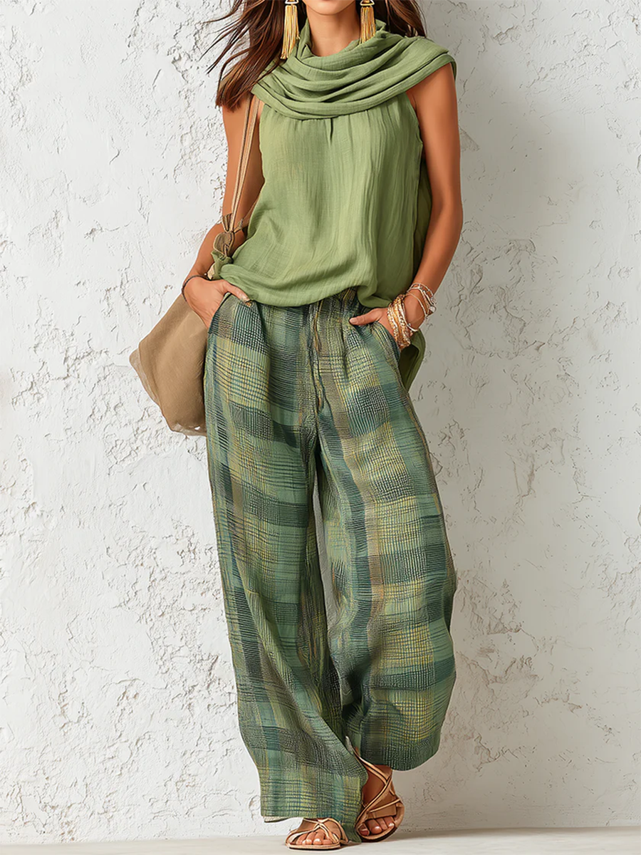 CAMILA | Conjunto con pantalón ancho