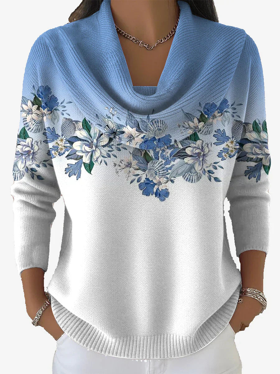 TASNIME | Suéter floral estampado