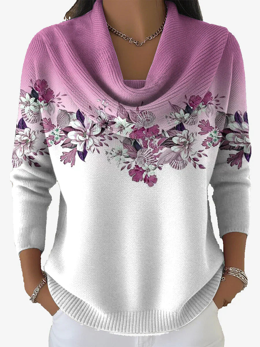 TASNIME | Suéter floral estampado